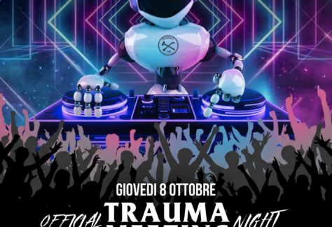 ORTHOPARTY TRAUMA MEETING 2026 Flyer evento serale nel contesto di congresso medico in ambito ortopedico