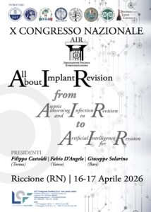 X CONGRESSO NAZIONALE A.I.R. Riccione, (RN) 16 - 17 aprile 2026 Filippo Castoldi Fabio, D’Angelo Giuseppe Solarino