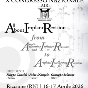 X CONGRESSO NAZIONALE A.I.R. Riccione, (RN) 16 - 17 aprile 2026 Filippo Castoldi Fabio, D’Angelo Giuseppe Solarino
