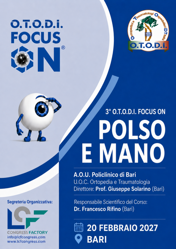OTODI FOCUS ON POLSO E MANO 2027